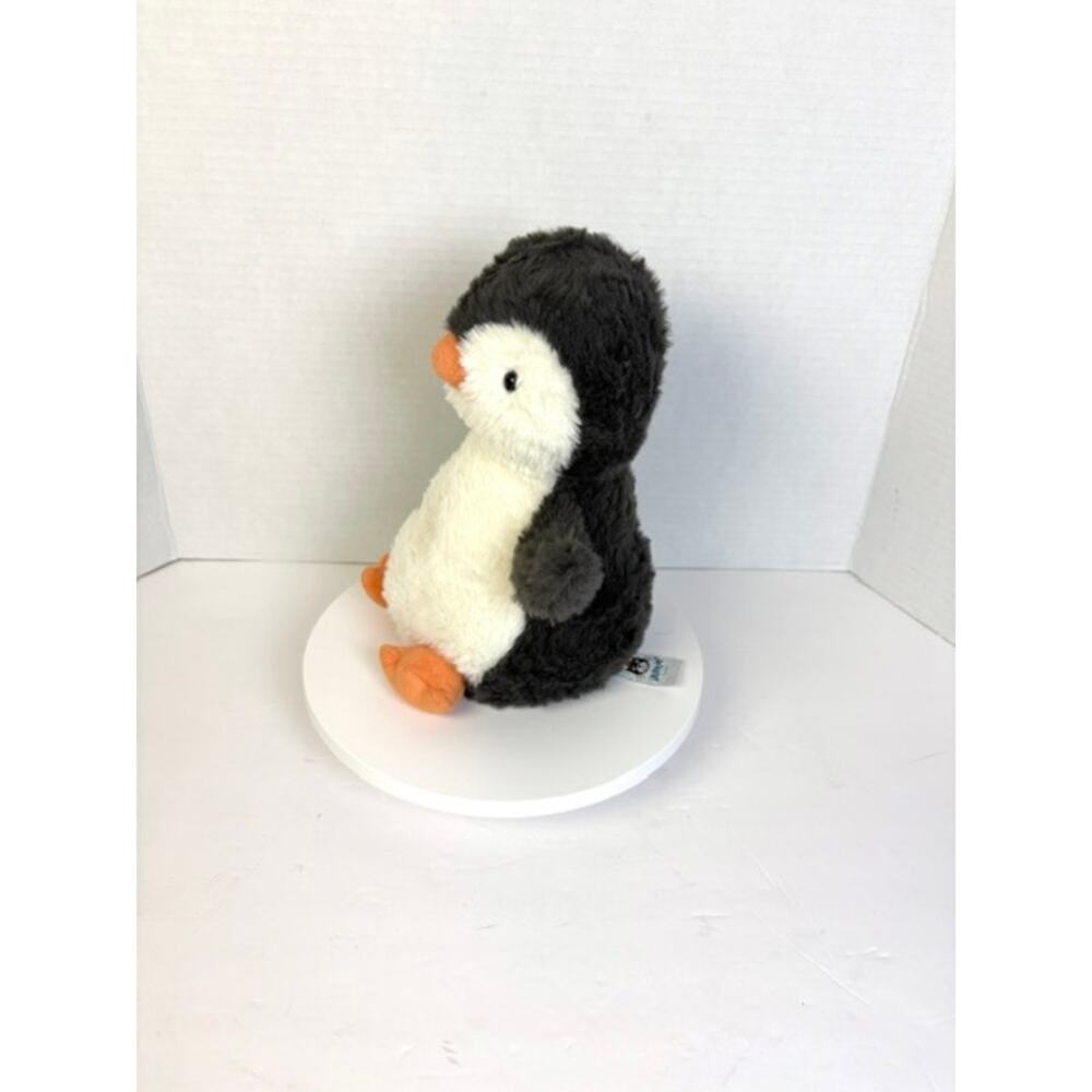 Jellycat Peanut Penguin Plush Medium 9" Authentic Stuffed Animal Toy Grey White - Picture 3 of 13